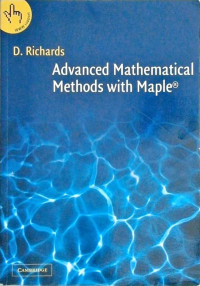 Image of Advanced Mathematical Methods with Maple