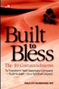 Image of Built To Bless : The 10 Commandments