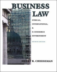 Image of Business Law : Ethical, International, & E-Commerce Environment