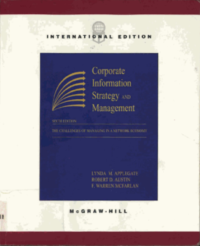 Image of Corporate Information Strategy and Management