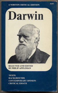 Image of Darwin : A Norton Critical Edition