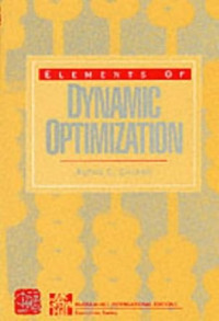 Image of Elements of Dynamic Optimization