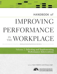 Image of Handbook of Improving Performance in the Workplace