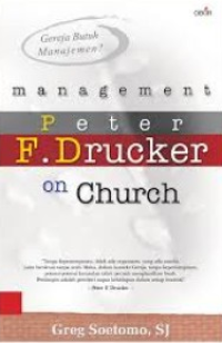 Image of Management Peter F. Drucker on Church