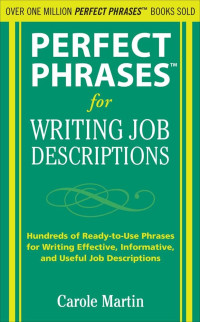 Image of Perfect Phrases for Writing Job Descriptions