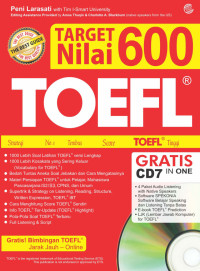 Image of Target Nilai 600 TOEFL Strategi No.1 Tembus Score TOEFL Tinggi